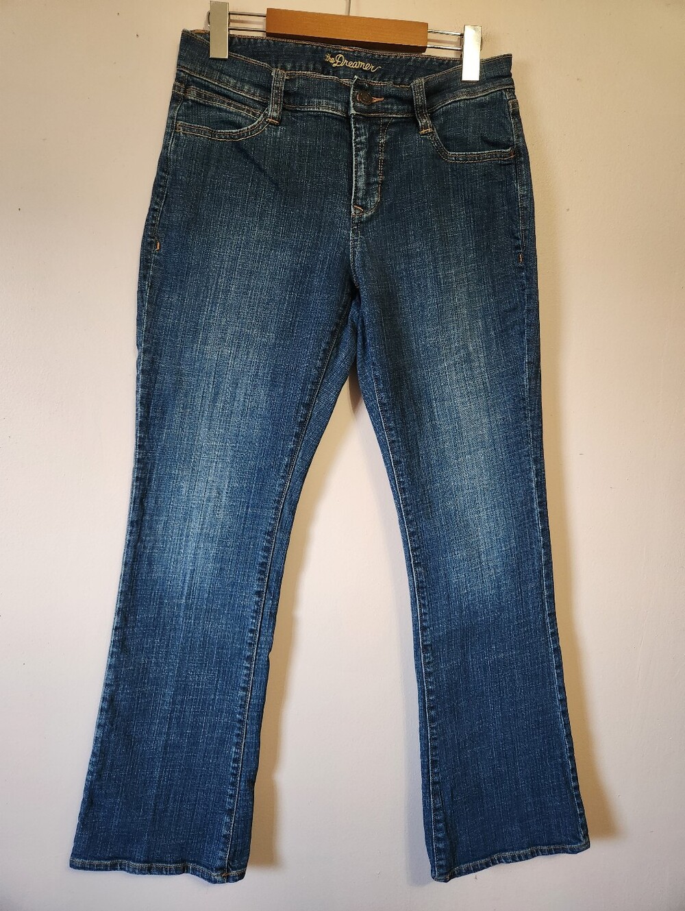 Y2K Old Navy The Dreamer Bootcut Flare Jeans Size 4 Regular Dark Wash Western